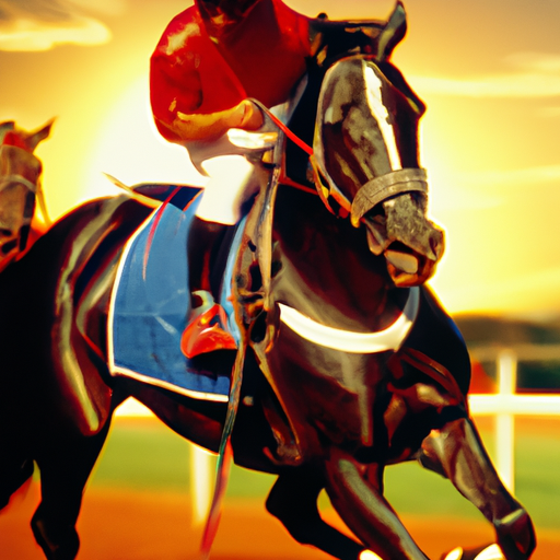 Corrida de cavalo - turfe realistic photo of, award winning photograph, 50mm Lighting: Sunburst. Resolution: 480p (854x480). Color: CMYK.